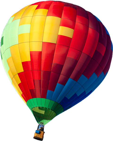 Transparent Hot Air Balloons (600x606), Png Download