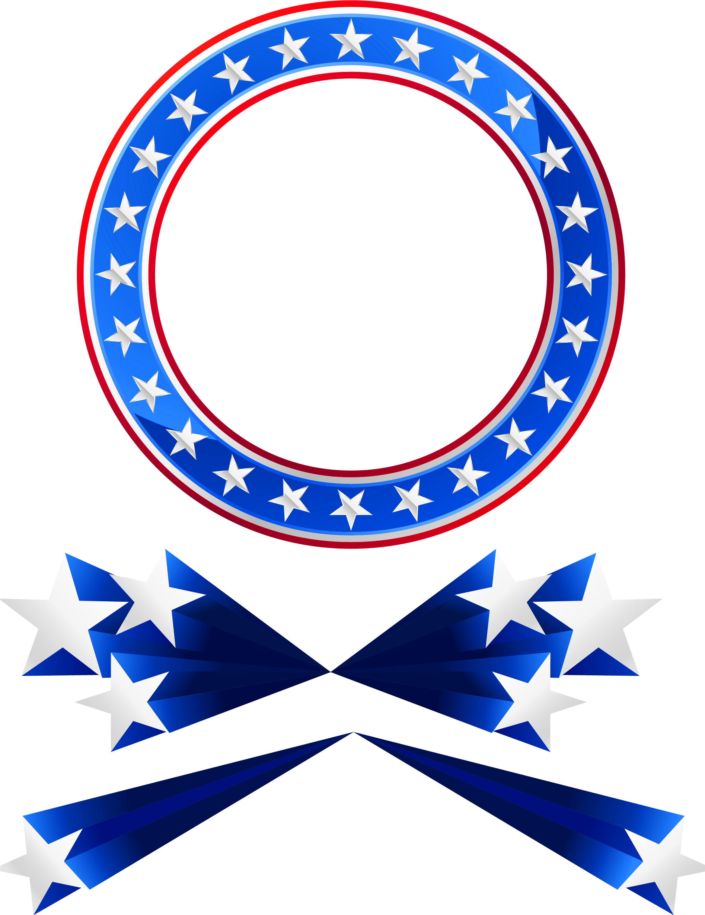 View Full Size - Patriotic Png Transparent Frames (2771x3372), Png Download