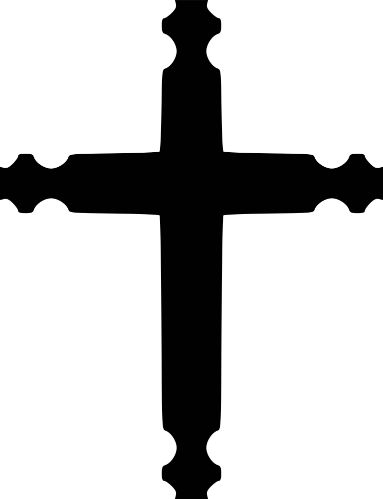 Cross Clip Simple Freeuse Library - Jesus Simple (768x1000), Png Download