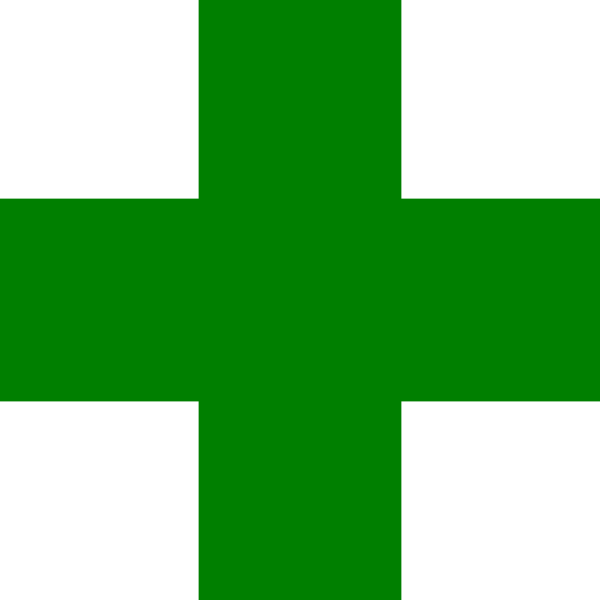 Cannabis Registration - Green Medical Cross Logo (600x600), Png Download