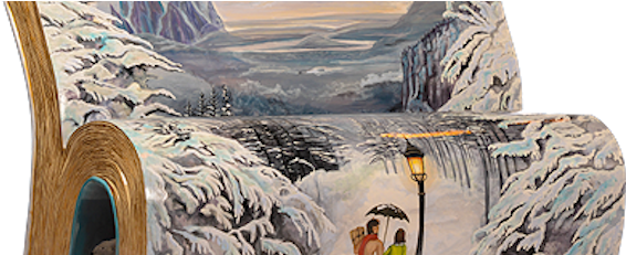 Lion Witch-580x230 - Libros Intervenidos Por Artistas (580x230), Png Download