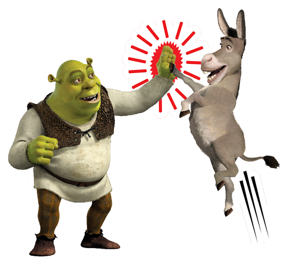 Bbm On Twitter - York Shrek Peel & Stick Wall & Decor Accents (600x600), Png Download