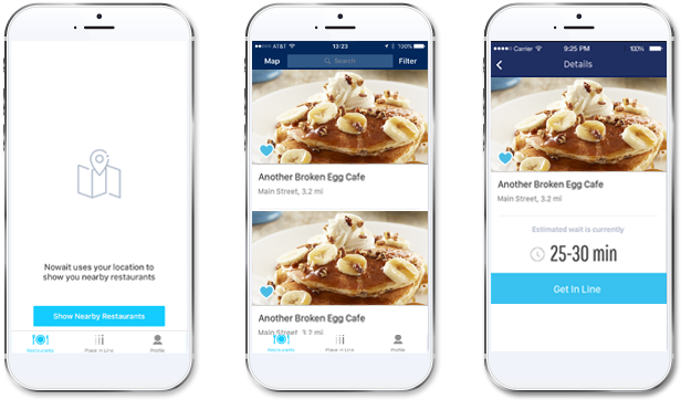 Another Broken Egg Cafe Nowait - Iphone (669x405), Png Download