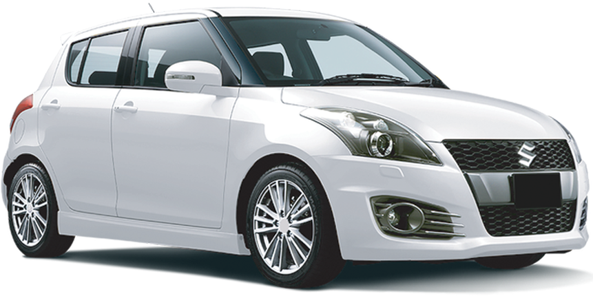 Car Hire In Barbados - Suzuki Swift (860x500), Png Download