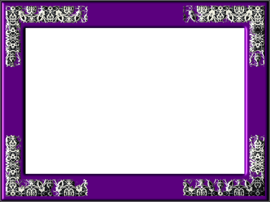 Download Frame Border Png Clipart Decorative Borders - Blue Borderdesign Png (900x675), Png Download