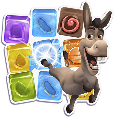 Shrek Sugar Fever Messages Sticker-1 - Shrek Sugar Fever - Puzzle Games (408x408), Png Download