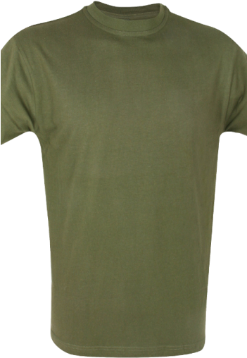 Webtex Plain Green T Shirt - Active Shirt (350x525), Png Download