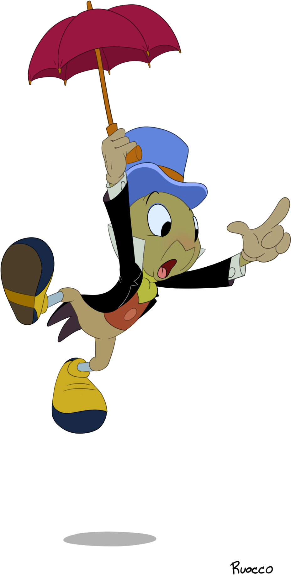 Jiminy Cricket Png Clipart Png Mart - Jiminy Cricket Png (1094x1920), Png Download
