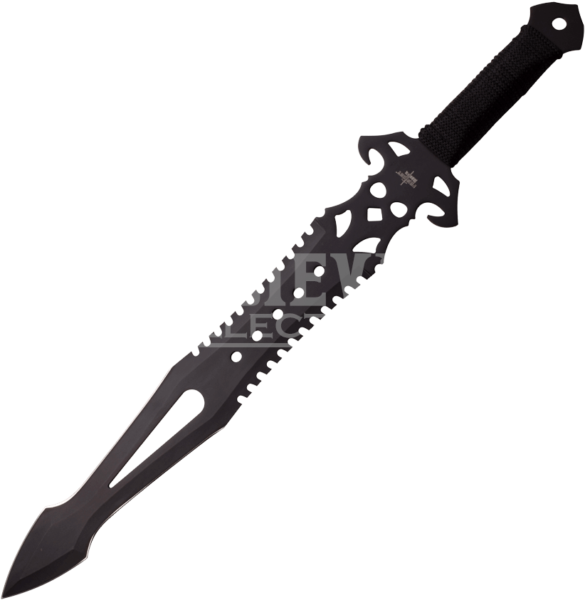 Black Adventurer Fantasy Short Sword - Flüt Png (850x850), Png Download