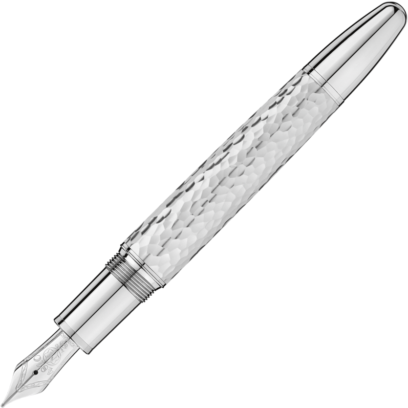 Meisterstück Martelé Sterling Silver Fountain Pen - Montblanc Meisterstück Martelé Silver Legrand Rollerball (1000x1000), Png Download