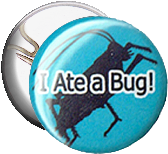 I Ate A Bug - Bouton : J'ai Mangé Un Bug (533x533), Png Download