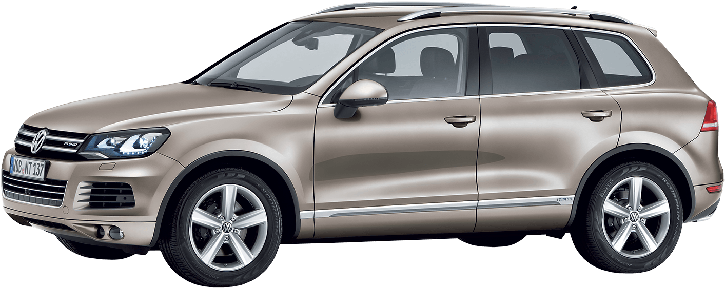 Volkswagen Png Car Image Png Image - Vw Touareg 2011 (1500x655), Png Download