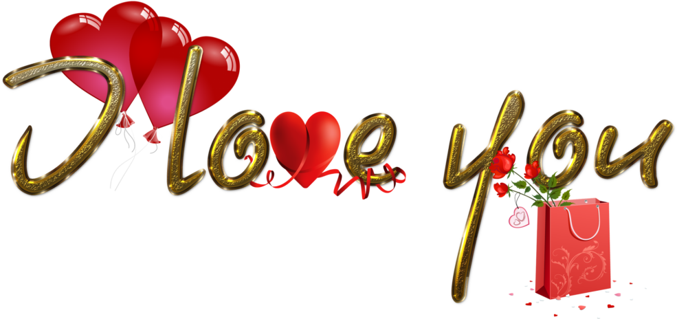 Love Text Png - Portable Network Graphics (1020x510), Png Download