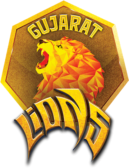 Intex Names Rajkot Franchise Gujarat Lions, Raina To - Gujarat Lions Logo 2017 (434x557), Png Download