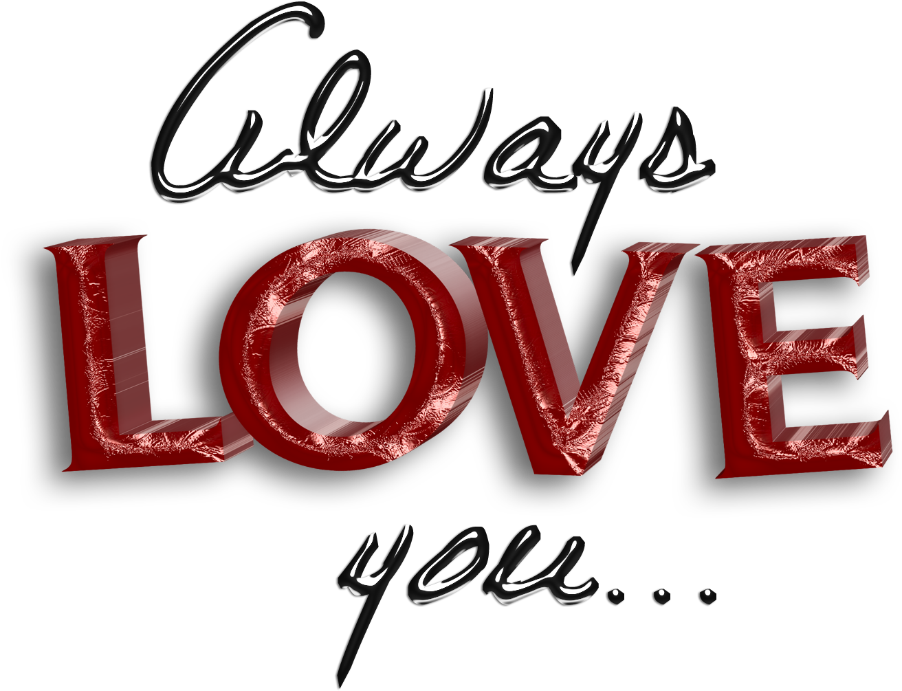 Love Text In - Immer Liebe Sie Französische Visitenkarte (1444x1116), Png Download
