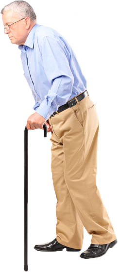 Elderly - Pocket (243x561), Png Download