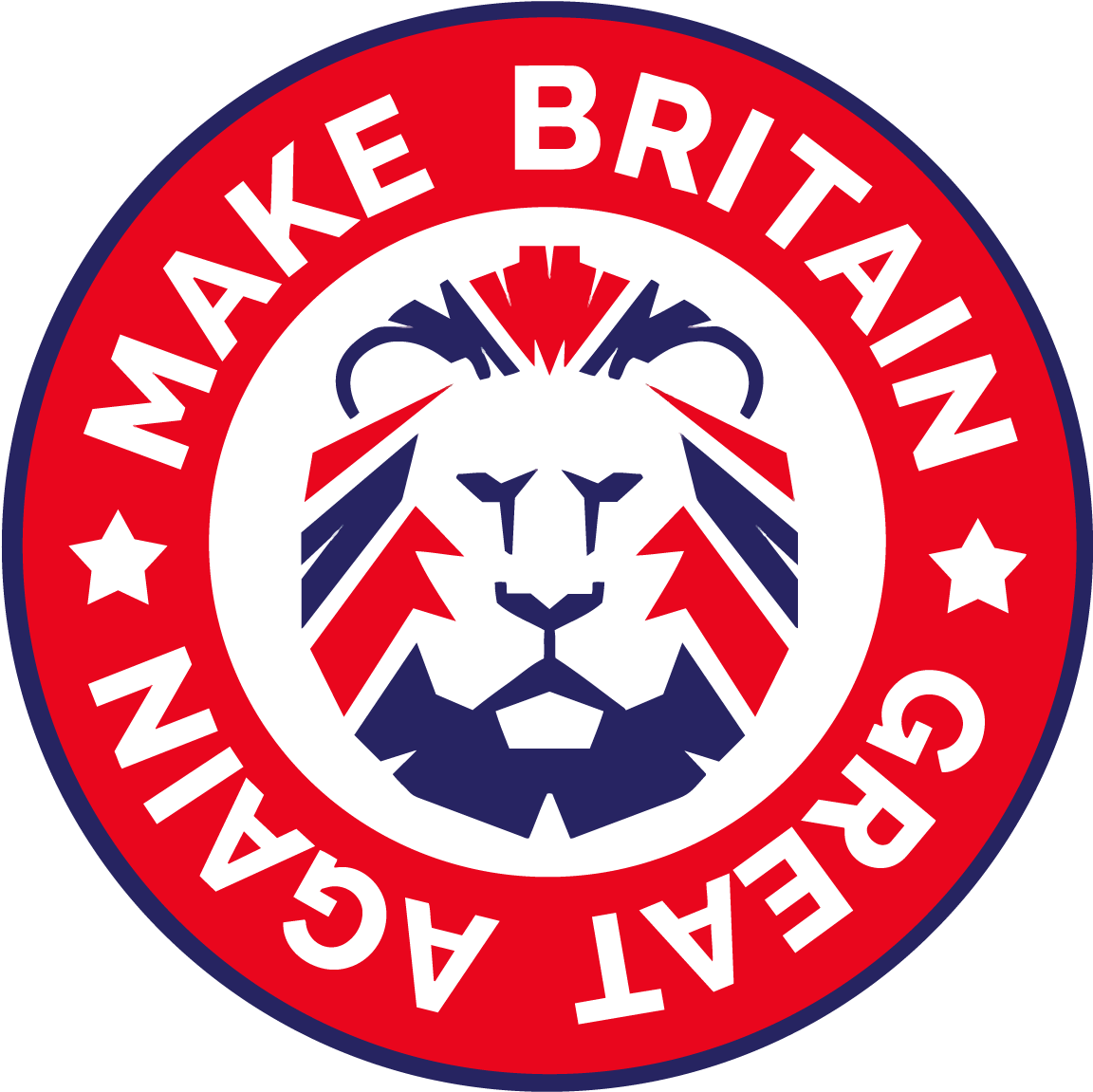 Make Britain Great Again Logo Vector Mbga Lion - Make Britain Great Again Logo (1200x1200), Png Download