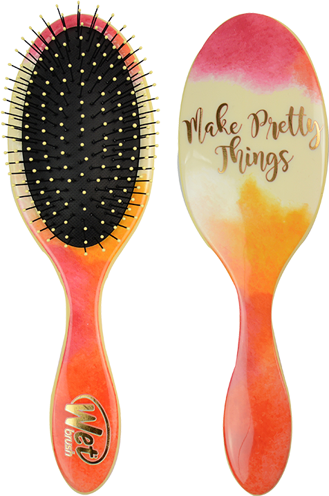 Wet Brush Pro Watercolor Quotes Original Detangler - Brush (519x750), Png Download