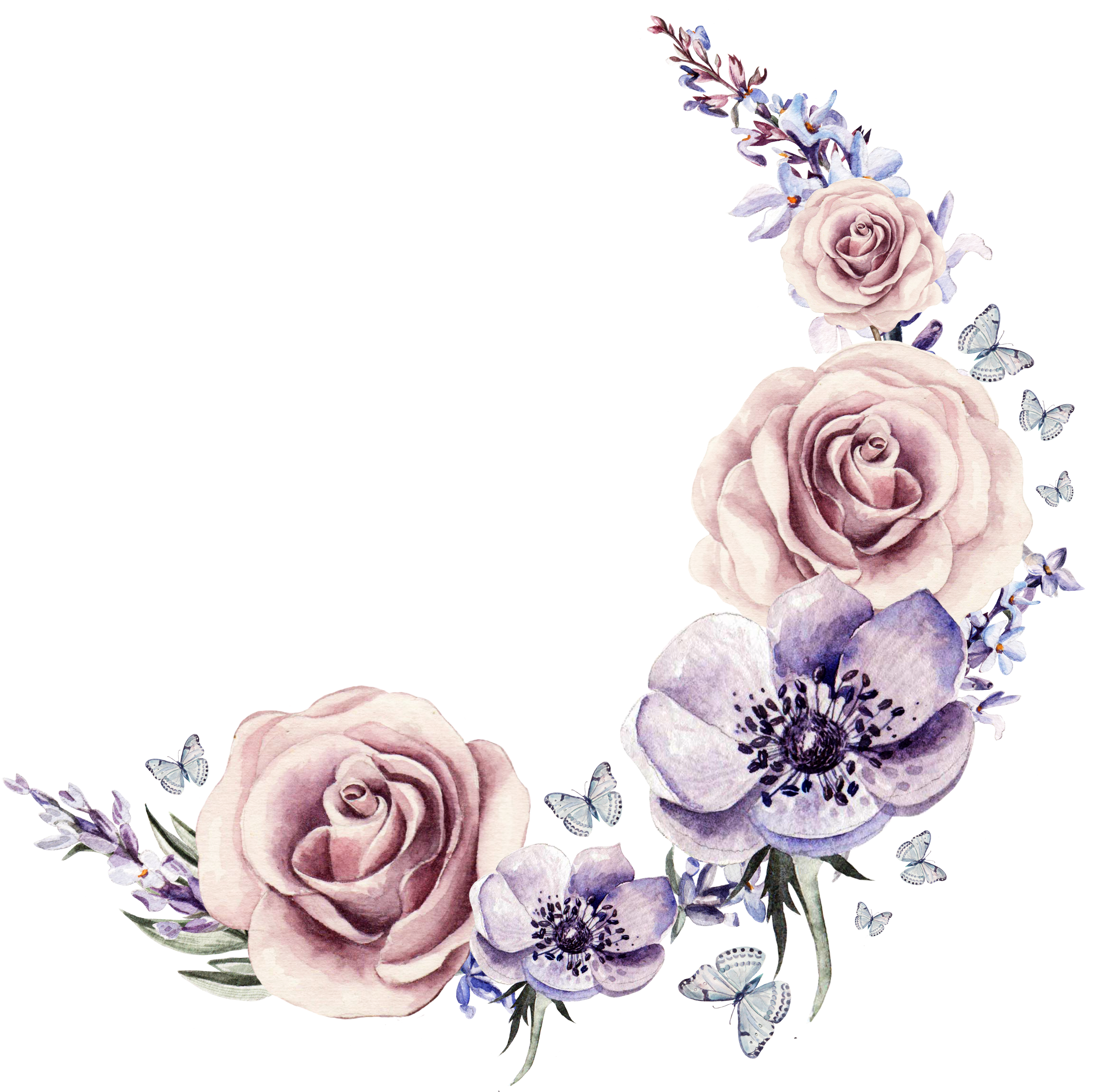 Flower Drawing Stock Illustration Cartoon - عيد مبارك We Heart (3863x4042), Png Download