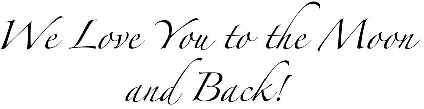 We Love You To The Moon And Back - Beautiful White Crop Top (840x216), Png Download