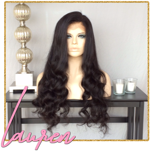 Lauren Full Lace Wig - Lace Wig (500x500), Png Download