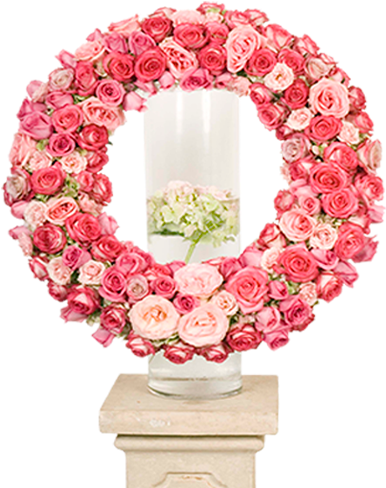 Encircle Wreath - Wreath (500x500), Png Download