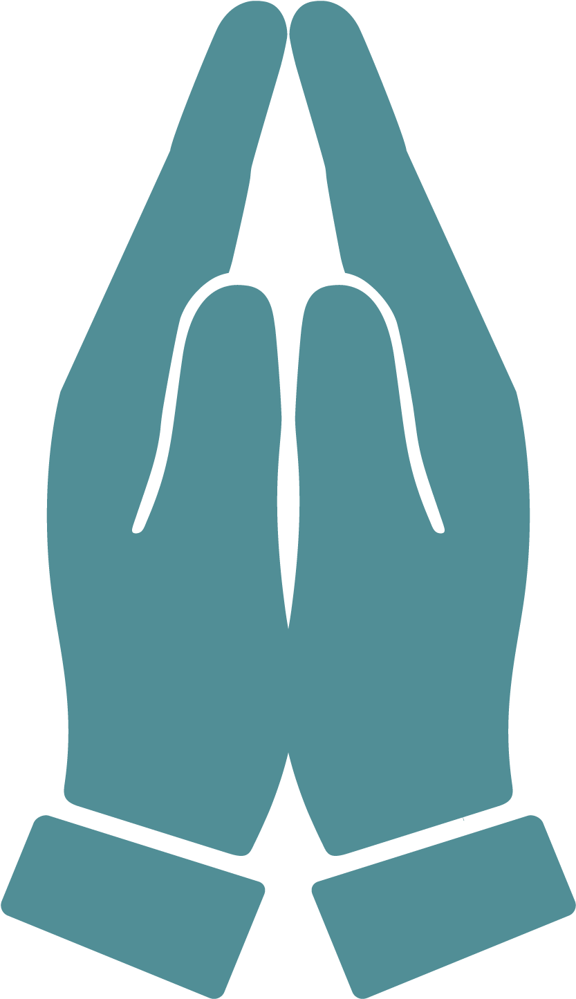 Joining Hands Png - Prayer Hands Logo (1500x1500), Png Download