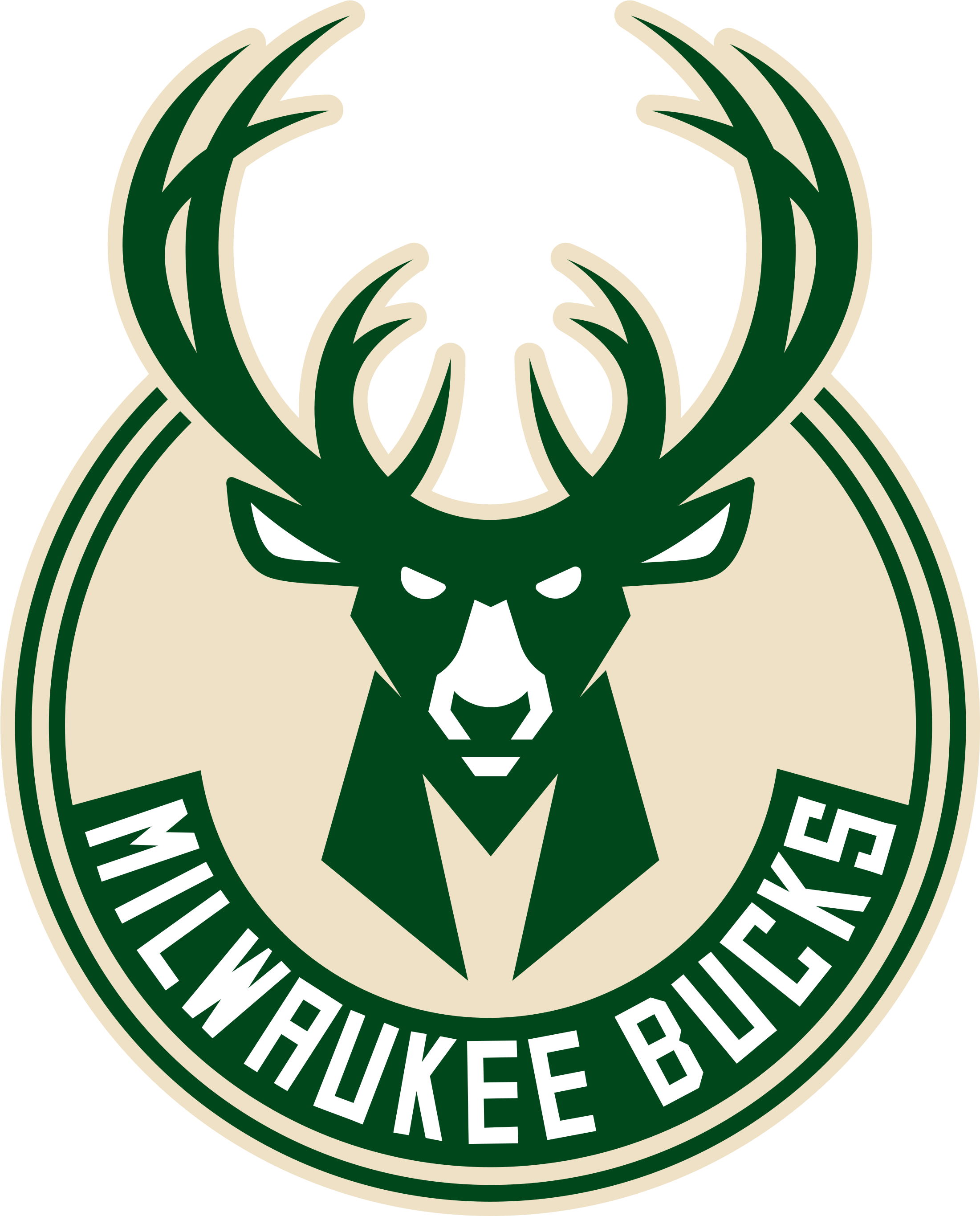 Milwaukee Bucks Logo Transparent - Milwaukee Bucks Logo (2400x3000), Png Download