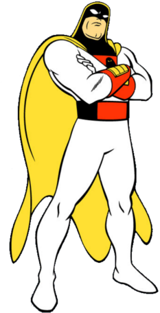 Ghostly Clipart Old Man - Space Ghost Png (263x473), Png Download