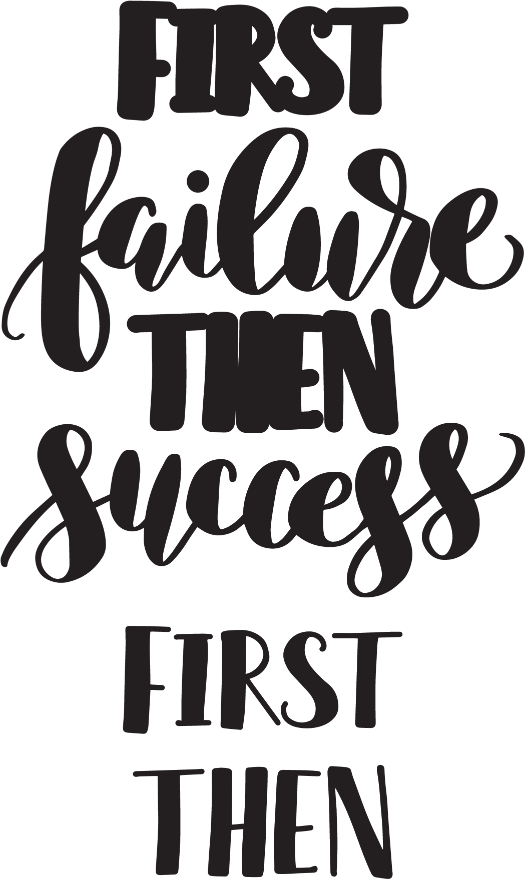 Hand Lettered Success Free Svg Cut File Print - Scalable Vector Graphics (2000x2000), Png Download