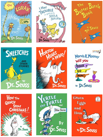 A Completely Biased Top 10 Dr - Penguin Random House \classic Seuss\ 4-book Set By (436x525), Png Download