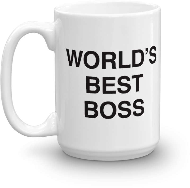 Best Seller - Nbc The Office World's Best Boss - Dunder Mifflin Coffee (1000x1000), Png Download