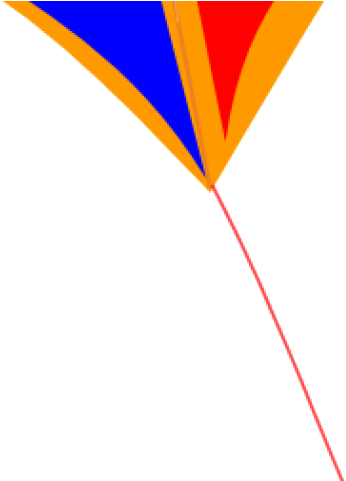 Kite Clipart School - Triangle (640x480), Png Download