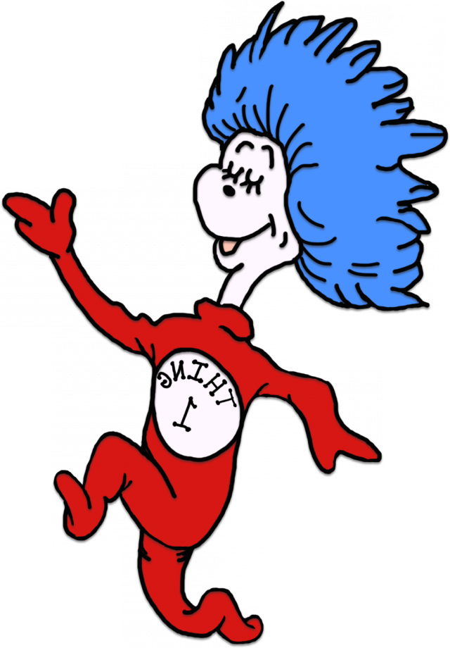 Dr Seuss Cat In The Hat Clip - Dr Seuss Png (640x920), Png Download