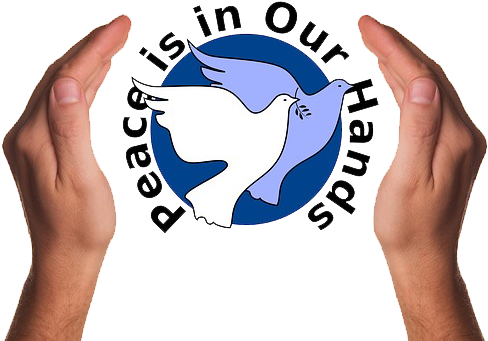 00 Noon, In All Time Zones, All Peoples Are Encouraged - Hands With A Dove (640x426), Png Download