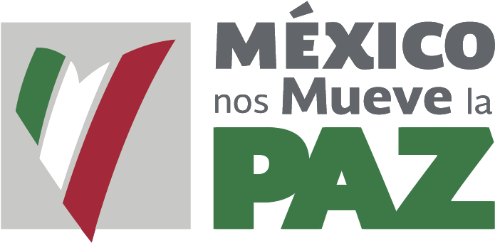 Logo Mexico Horizontal - Mexico Nos Mueve La Paz (766x373), Png Download