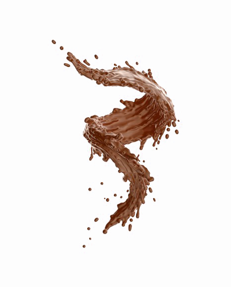 Chocolate Splash Png Transparent Image - Chocolate Splash Png (466x580), Png Download