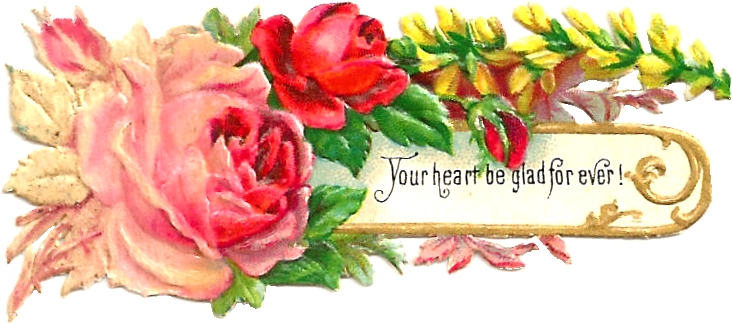 Victorian - Scroll - Clip - Art - Png - Scraps Clipart Flower (954x498), Png Download
