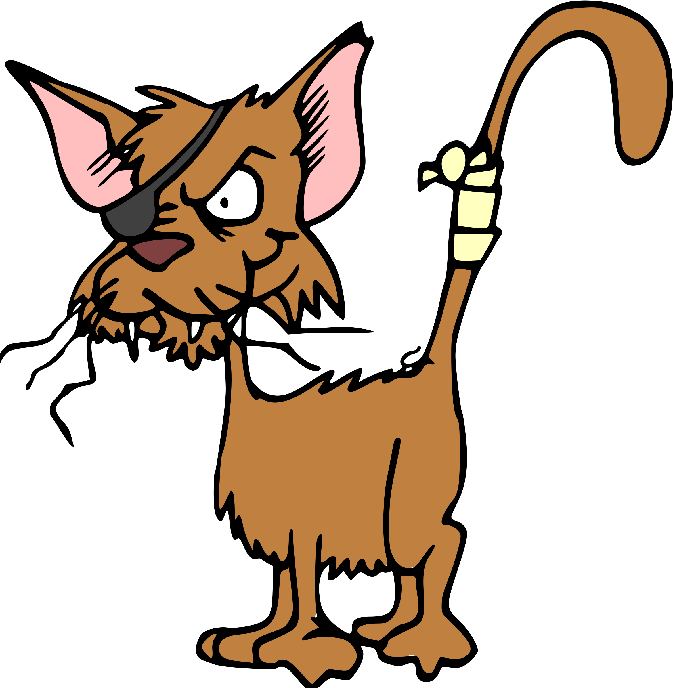 Clip Download Free Cat Clipart Bear Hatenylo Com Clip - Cartoon Cat Png (1024x1024), Png Download