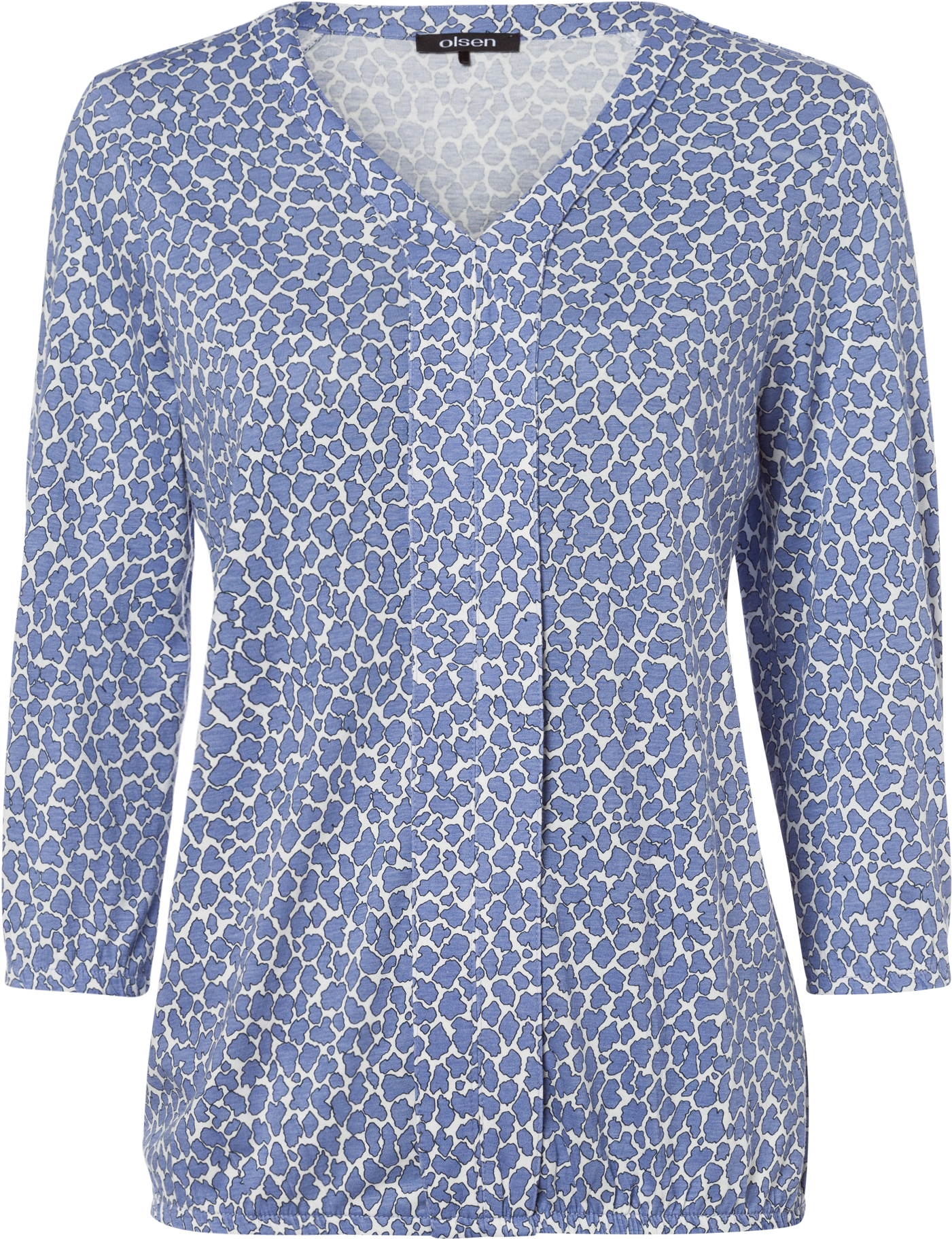 Blousy Top Leopard Print - Animal Print (1652x1990), Png Download