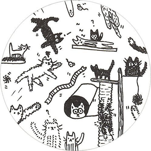 Printed From An Original Illustration, These Unique - Cartoon (498x498), Png Download