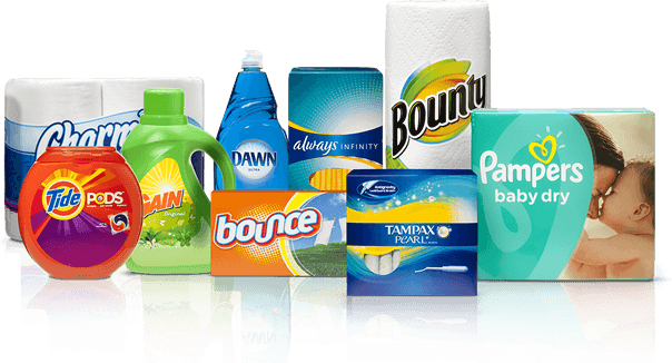 Explorer Nos Marques - Procter And Gamble Products Png (604x326), Png Download