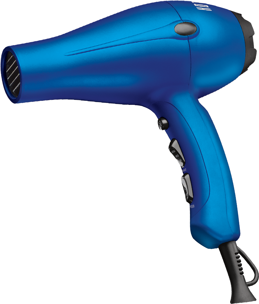 Hair Blower Png Image Free Stock - Hot Tools Radiant Blue Professional Salon Turbo Ionic (988x988), Png Download