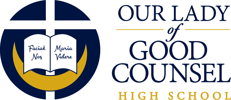 In Applications - Our Lady Of Good Counsel Logo (781x340), Png Download