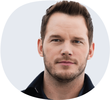 #7 Chris Pratt - Chris Pratt Face Hair (400x400), Png Download