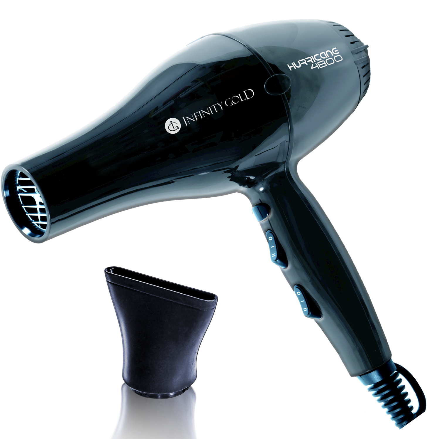 Nfinity Gold Hair Dryer Ceramic Tourmaline - Infinity Gold Blow Dryer (1500x1500), Png Download