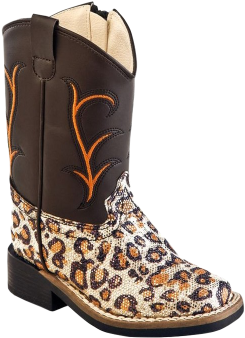 Brown Western Boots By Old West - Brown (584x876), Png Download