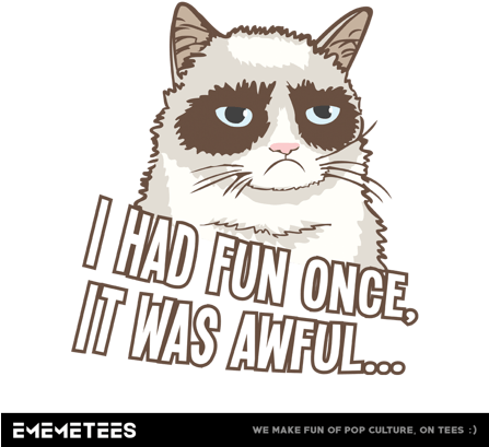 Grumpy Cat Grumpy Cat - Snowshoe (446x446), Png Download