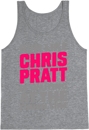 Run Like Chris Pratt Is Waiting Tank Top - Happiness Is Camping With My Dog Tank Top: Funny Tank (484x484), Png Download