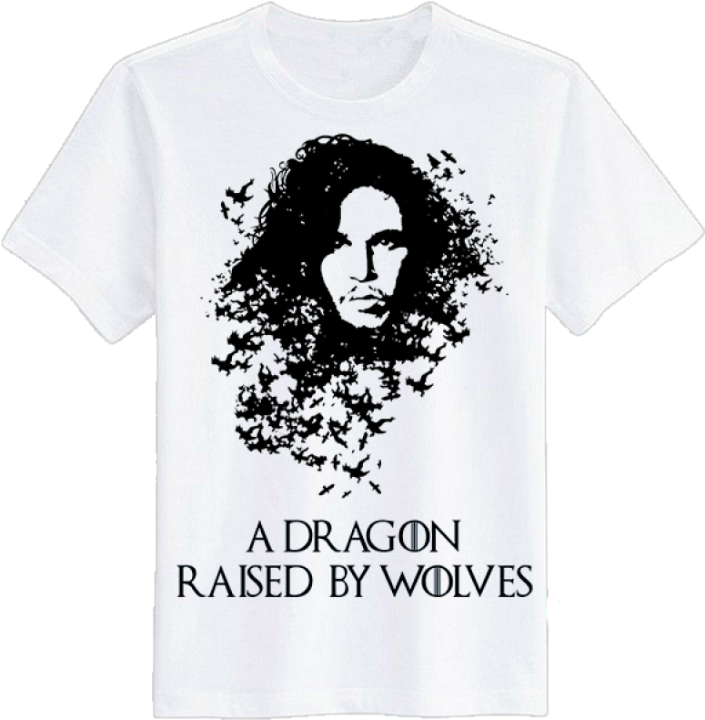 Jon Snow - T-shirt (800x800), Png Download